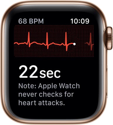 Apple Watch Series 5 40mm teräskuori (GPS + Cellular)