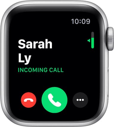 Apple Watch Series 5 40mm (hopea/valkoinen urheiluranneke)