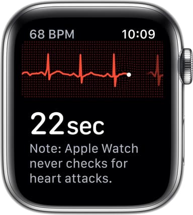 Apple Watch Series 5 44mm teräskuori (GPS + Cellular)