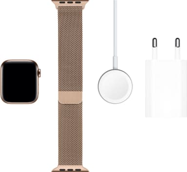 Apple Watch Series 5 40mm teräskuori (GPS + Cellular)