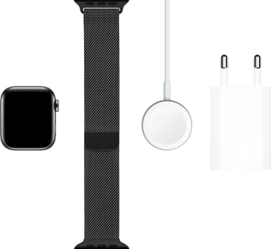 Apple Watch Series 5 40mm teräskuori (GPS + Cellular)