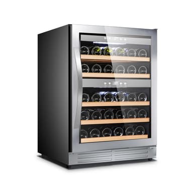 Cavin Sisäänrakennettava viinikaappi Stainless - 40 pulloa