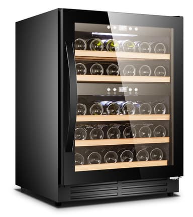 Cavin Sisäänrakennettava viinikaappi Fullglass Black - 40 pulloa