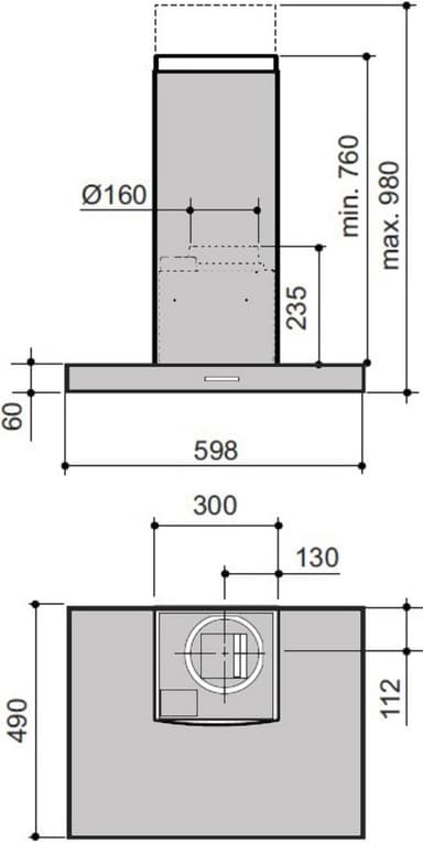 Savo CV-8506-S liesikupu 60 cm teräs