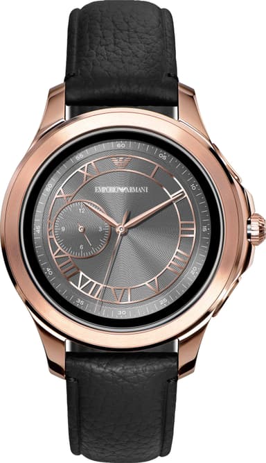Emporio Armani Connected Alberto Gen. 4 älykello (ruusukulta/musta)