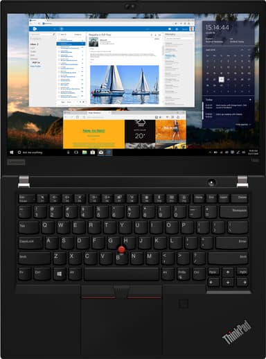 Lenovo ThinkPad T490 14" i7/16 GB kannettava (musta)