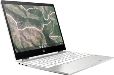 HP Chromebook x360 12-h0002no 12" 2-in-1 (valkoinen/harmaa)