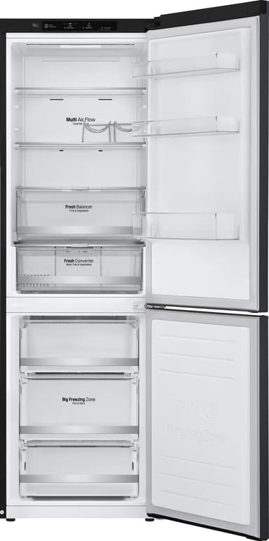 LG jääkaappipakastin GBB71MCEFN (musta)