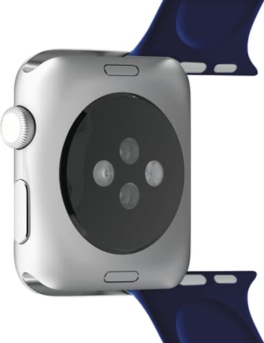 Puro Icon Apple Watch silikoninen urheiluranneke 42-45 mm (tum.sin.)