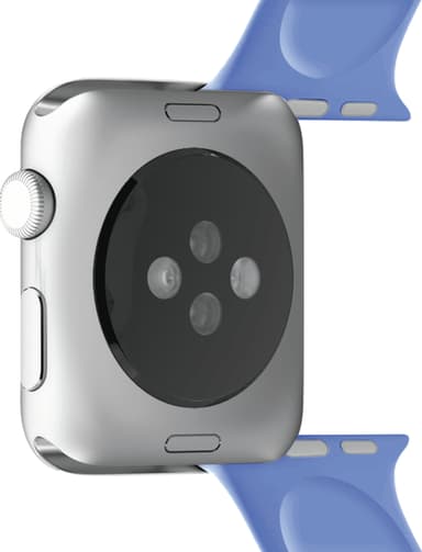 Puro Icon Apple Watch silikoninen urheiluranneke 42-45 mm (sininen)