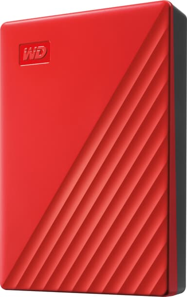 WD My Passport ulkoinen kovalevy 4 TB (punainen)