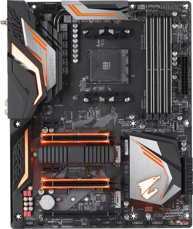Gigabyte X470 Aorus Gaming 5 emolevy