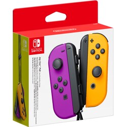 Nintendo Switch Joy-Con ohjaimet (neonoranssi + violetti)