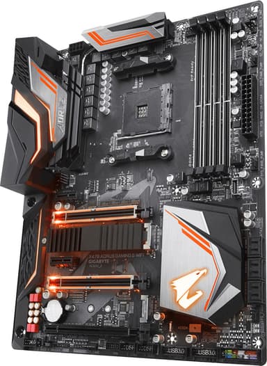 Gigabyte X470 Aorus Gaming 5 emolevy