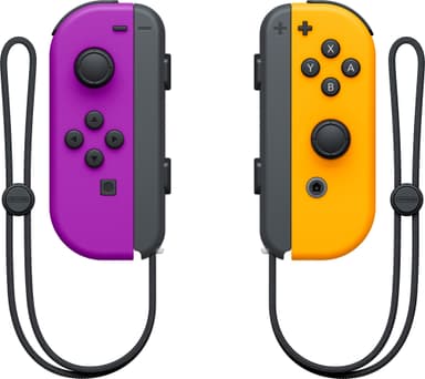 Nintendo Switch Joy-Con ohjaimet (neonoranssi + violetti)