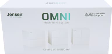 Jensen Omni mesh pakkaus (3 kpl)