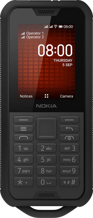 Nokia 800 Tough matkapuhelin (musta)