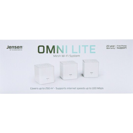 Jensen Omni Lite mesh pakkaus (3 kpl)