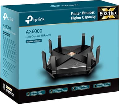 TP-Link AX6000 dual-band WiFi 6 reititin
