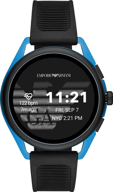 Emporio Armani Connected Matteo Gen. 5 älykello 44 mm (sininen/musta)
