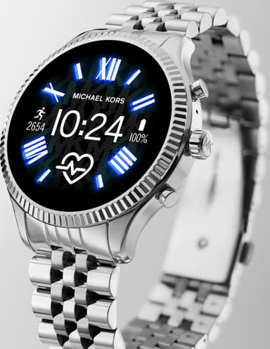 Michael Kors Access Lexington 2 älykello 44 mm (hopea)