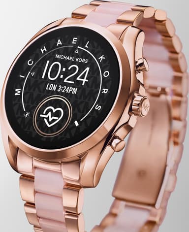 Michael Kors Access Bradshaw 2 älykello 44 mm (ruusukulta/pinkki)