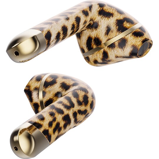Happy Plugs Air 1 täysin langattomat in-ear kuulokkeet (leopardi)
