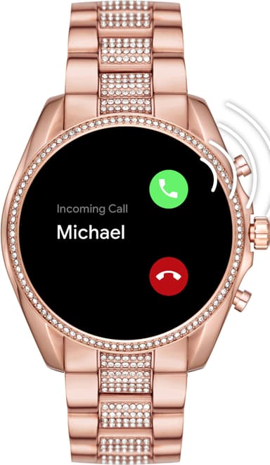 Michael Kors Access Bradshaw 2 älykello 44 mm (pavé-ruusukulta)