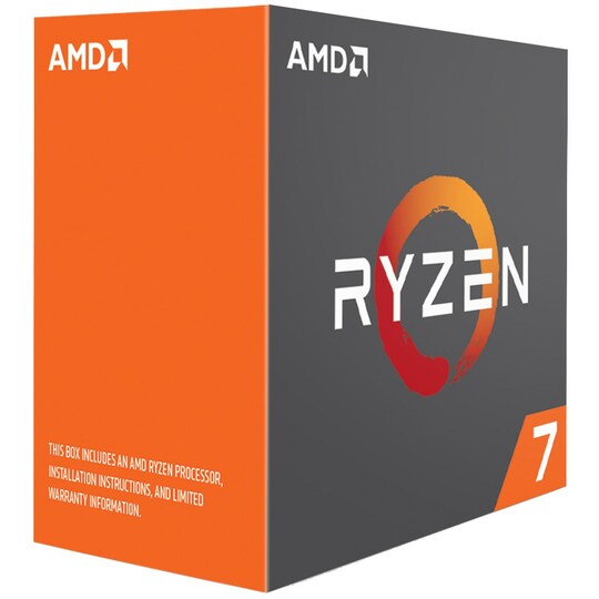 AMD Ryzen™ 7 1800X prosessori (box)
