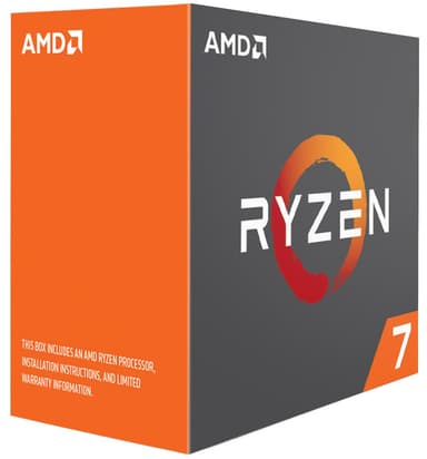AMD Ryzen™ 7 1800X prosessori (box)