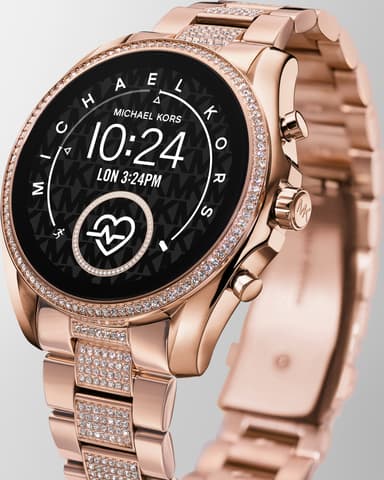 Michael Kors Access Bradshaw 2 älykello 44 mm (pavé-ruusukulta)