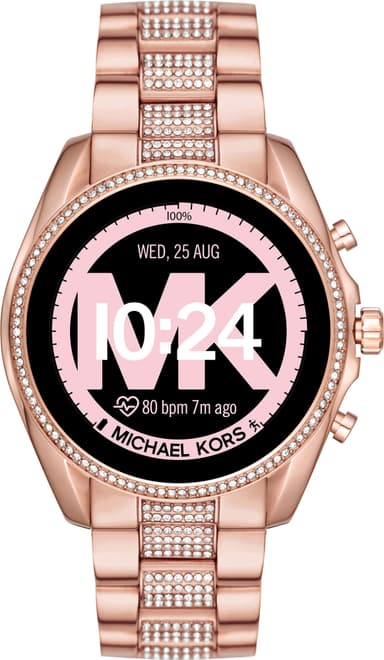 Michael Kors Access Bradshaw 2 älykello 44 mm (pavé-ruusukulta)