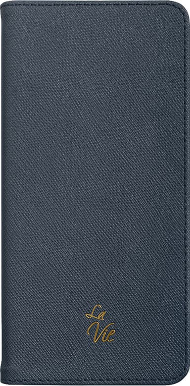 La Vie Fashion Folio Samsung Galaxy S10 suojakotelo (laivastonsininen)