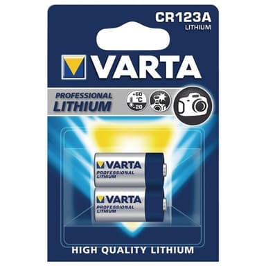 Varta Professional CR123A paristo (2 kpl)