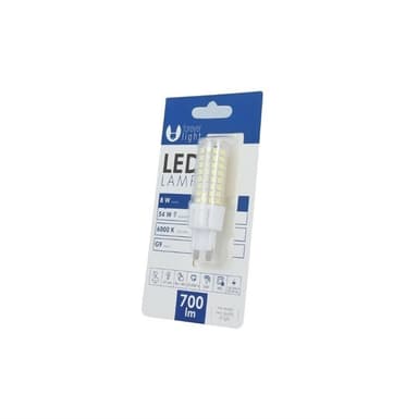 LED-lamppu G9 8W 230V 6000K 700lm