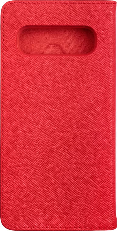 La Vie Fashion Folio Samsung Galaxy S10 suojakotelo (kirkkaanpunainen)