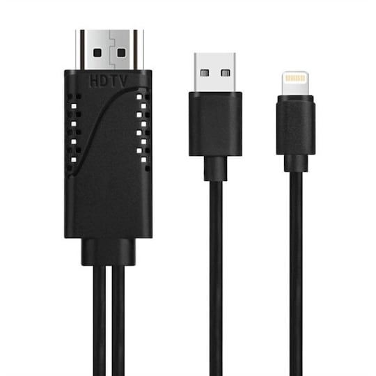 Lightning - HDMI Adapter - Spegla din iPhone / iPad skärm - Gigantti  verkkokauppa