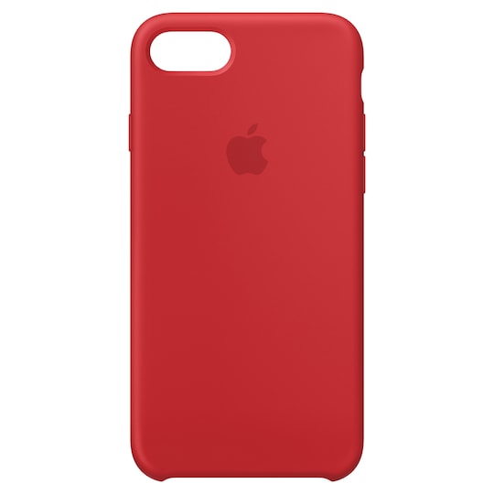 iPhone 8/SE silikonikuori (punainen)