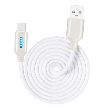 Latauskaapeli USB-C / Tyyppi-C -Valkoinen