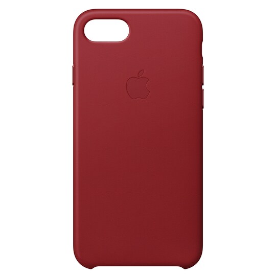 iPhone 8/SE nahkakuori (punainen)