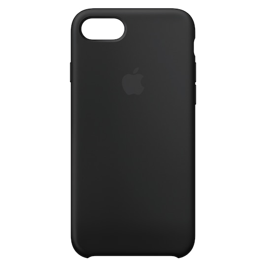iPhone 8/SE silikonikuori (musta)