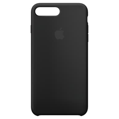 iPhone 8 Plus silikonikuori (musta)