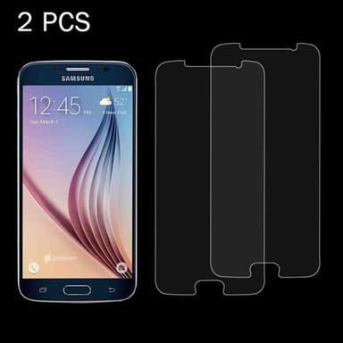 Näytönsuoja karkaistua Lasia Samsung Galaxy S6 - 2PAKKAUS