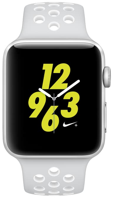 Apple Watch Series 2 Nike+ 42 mm (hopea/valk. ranneke)