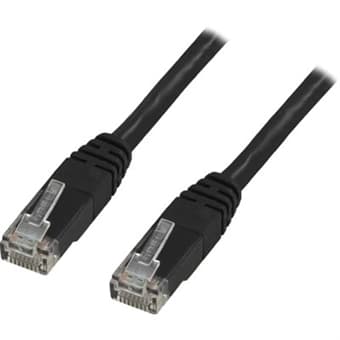 UTP Cat5e patchkaapeli 5m - musta
