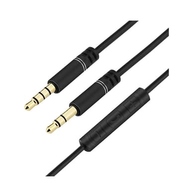 3,5mm Audiokaapeli mikrofonilla/äänenvoimakkuuden säädöllä - Gigantti ...