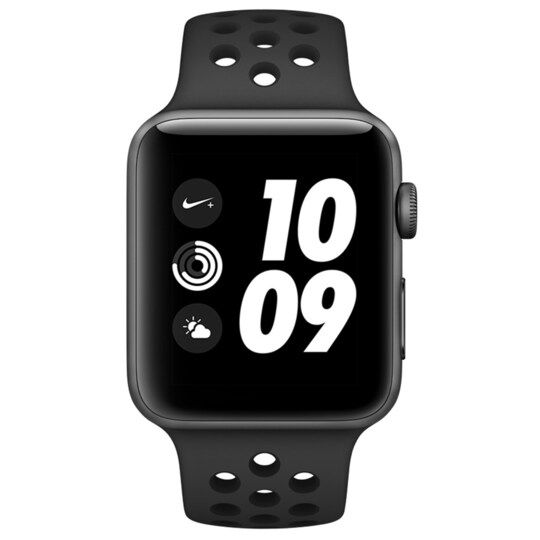 Apple Watch Series 3 Nike+ 38 mm (antrasiitti/musta)