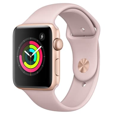Apple Watch Series 3 38 mm (pinkki sporttiranneke)