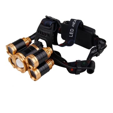Otsalamppu 5 LED lamppua + akku