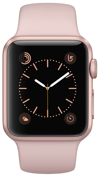 Apple Watch Series 1 38 mm (ruusukulta/pinkki)